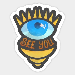 Eye See You Sticker